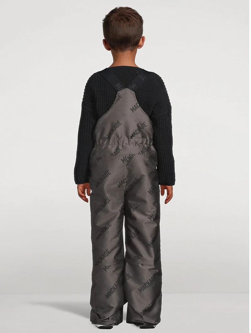 Myron Ski Overalls With Jacquard Logo