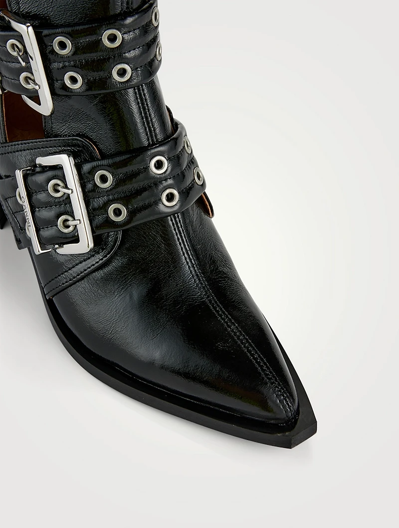 Buckled Ankle Boots