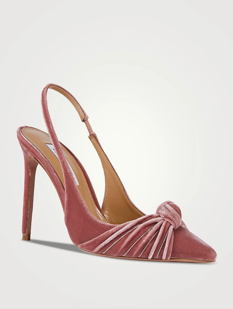 Atelier Velvet Slingback Pumps