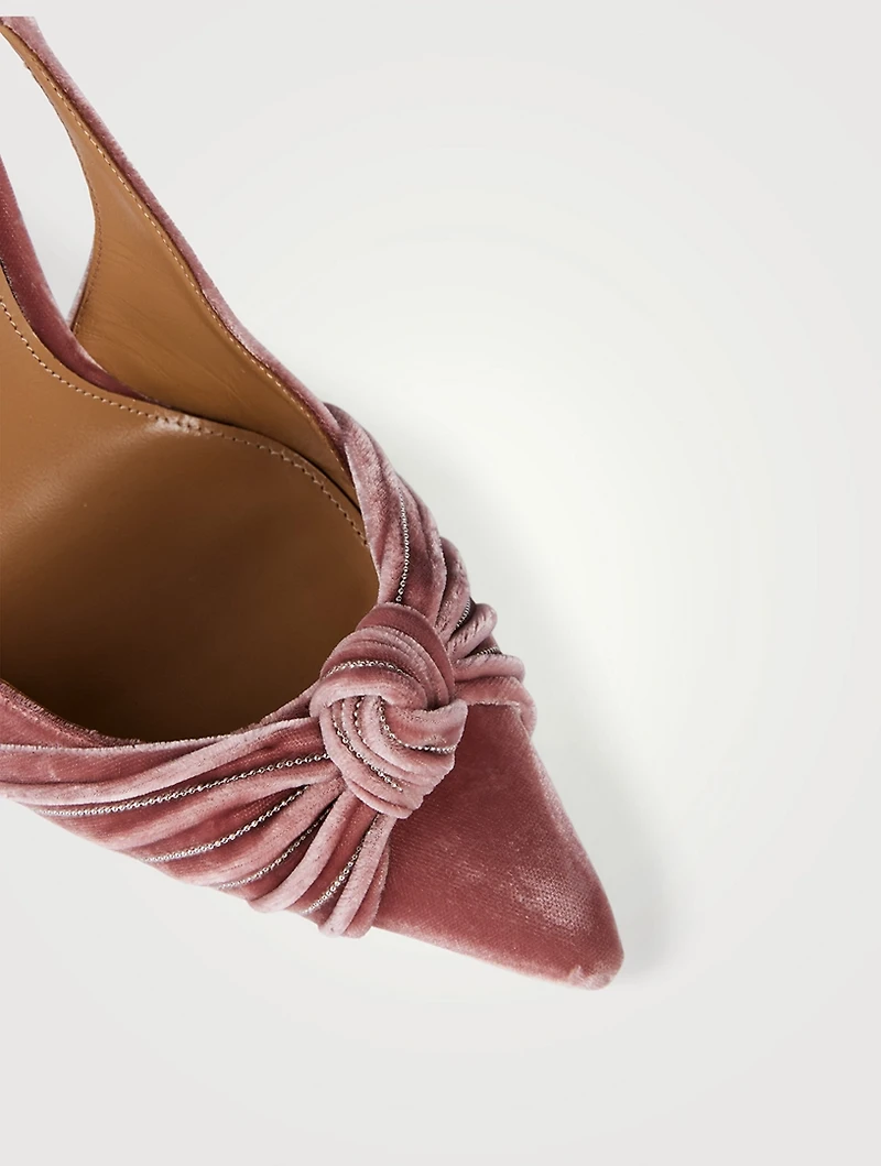 Atelier Velvet Slingback Pumps