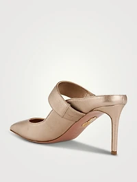 Macaron Leather Mules