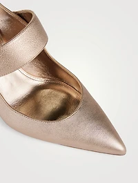 Macaron Leather Mules