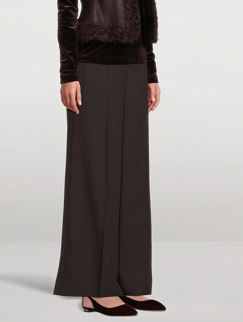 Bow Tie Velvet Ballet Flats