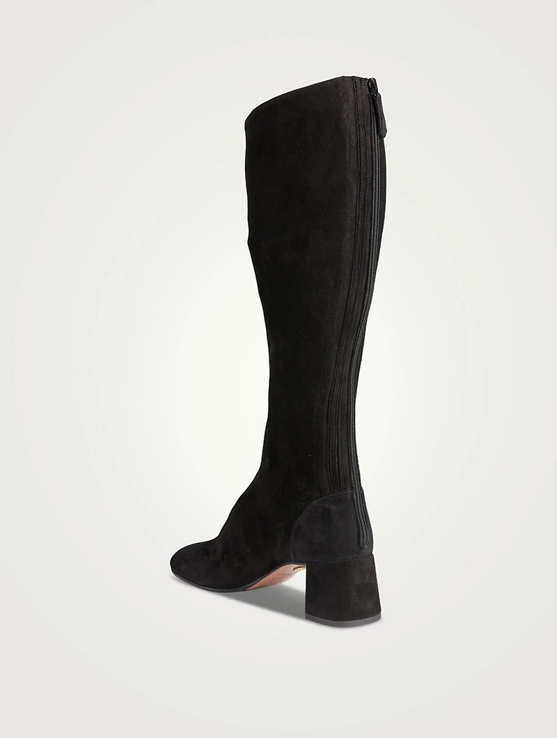 Saint Honore Suede Knee-High Boots