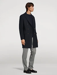 Wool Double-Breasted Coat