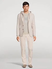 Wool Jacket With Bib