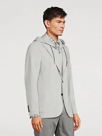 Single-Breasted Jacket With Bib