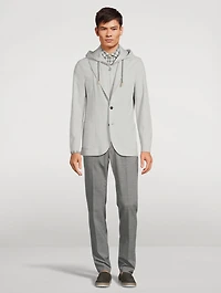Single-Breasted Jacket With Bib