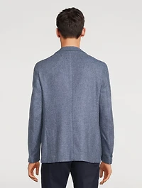 Wool And Cashmere Deconstructed Jacket