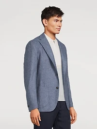 Wool And Cashmere Deconstructed Jacket