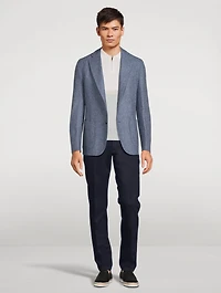 Wool And Cashmere Deconstructed Jacket