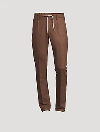 Wool And Cashmere Drawstring Pants