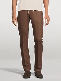 Wool And Cashmere Drawstring Pants