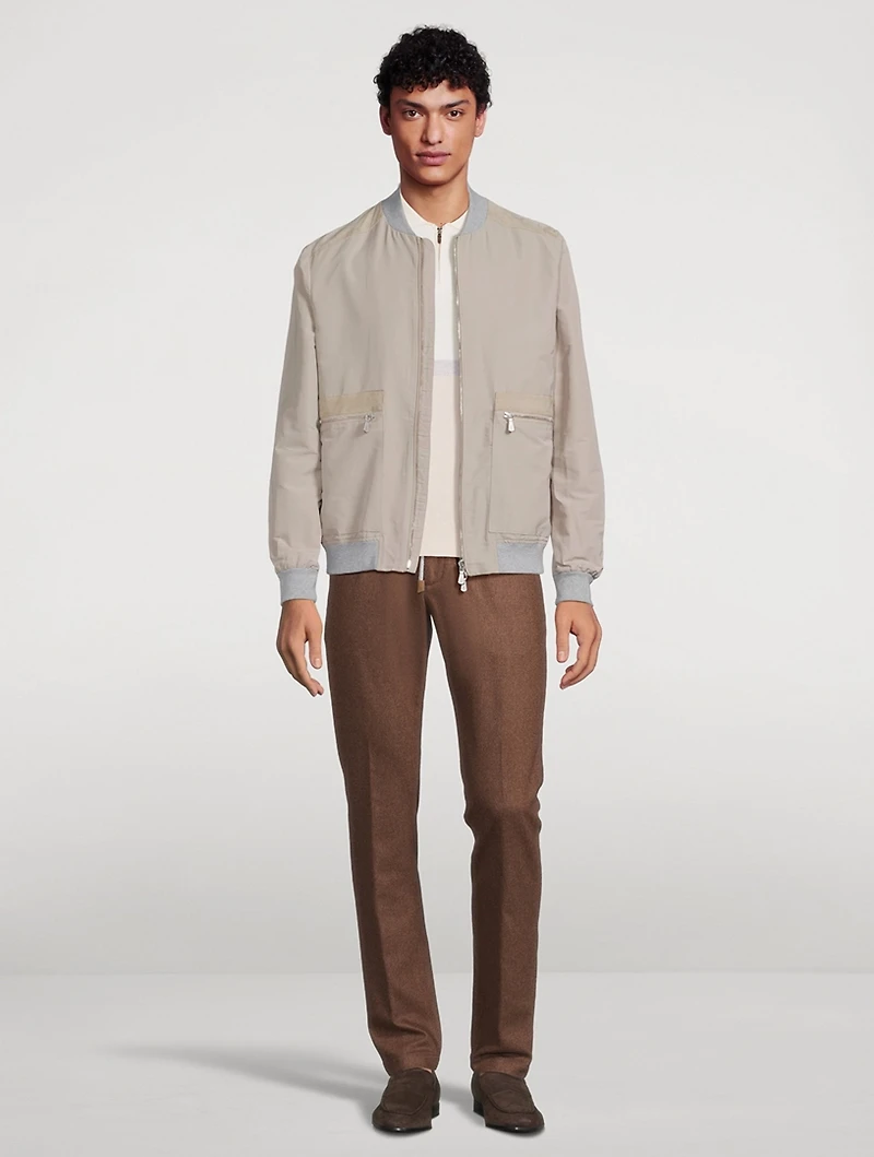 Wool And Cashmere Drawstring Pants