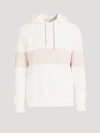 Cashmere Ribbed Hoodie