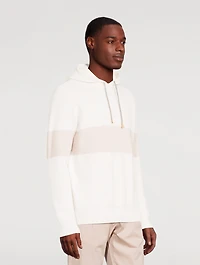 Cashmere Ribbed Hoodie