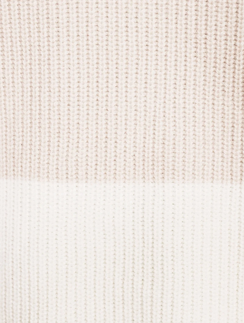 Cashmere Ribbed Hoodie