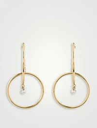 XS 18K Gold Earring Orbite Earrings With Diamonds