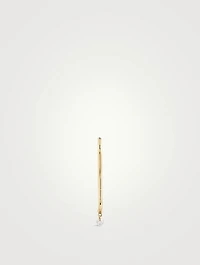 18K Gold Conch Earring With Diamond