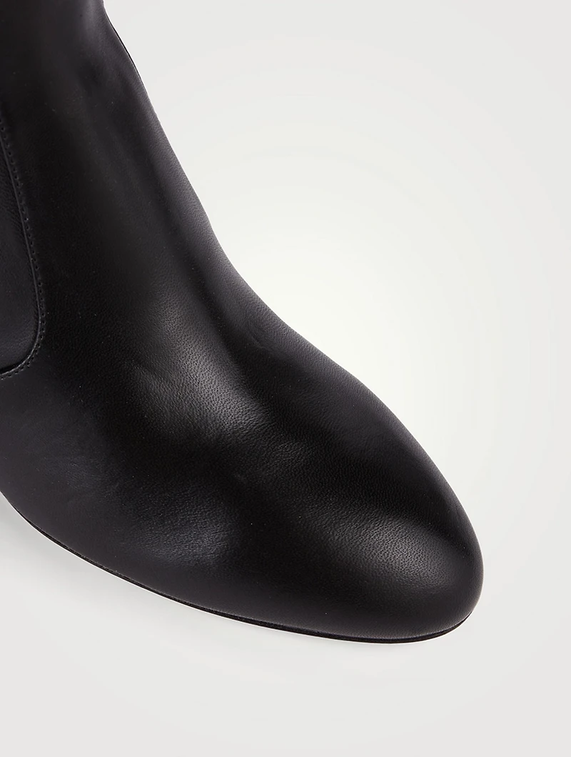 Yuliana Leather Knee-High Boots