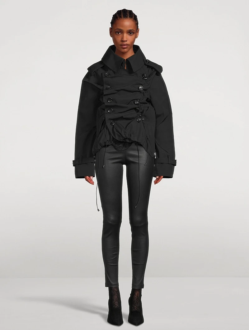 Double-Breasted Short Coat