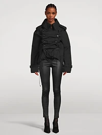 Double-Breasted Short Coat