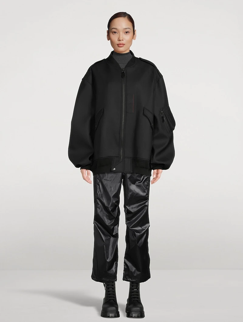 Wool Bomber Jacket