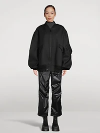 Wool Bomber Jacket