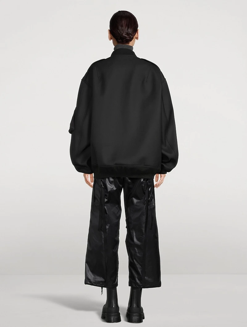 Wool Bomber Jacket