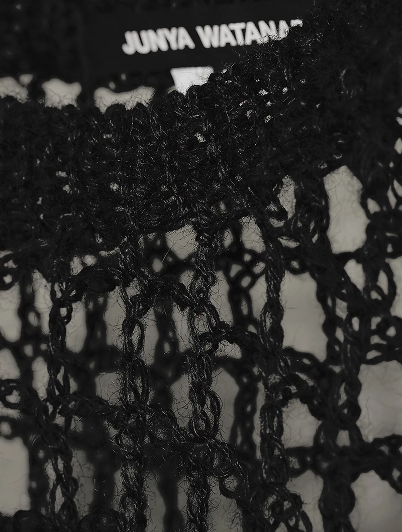 Wool And Mohair Crochet Sweater