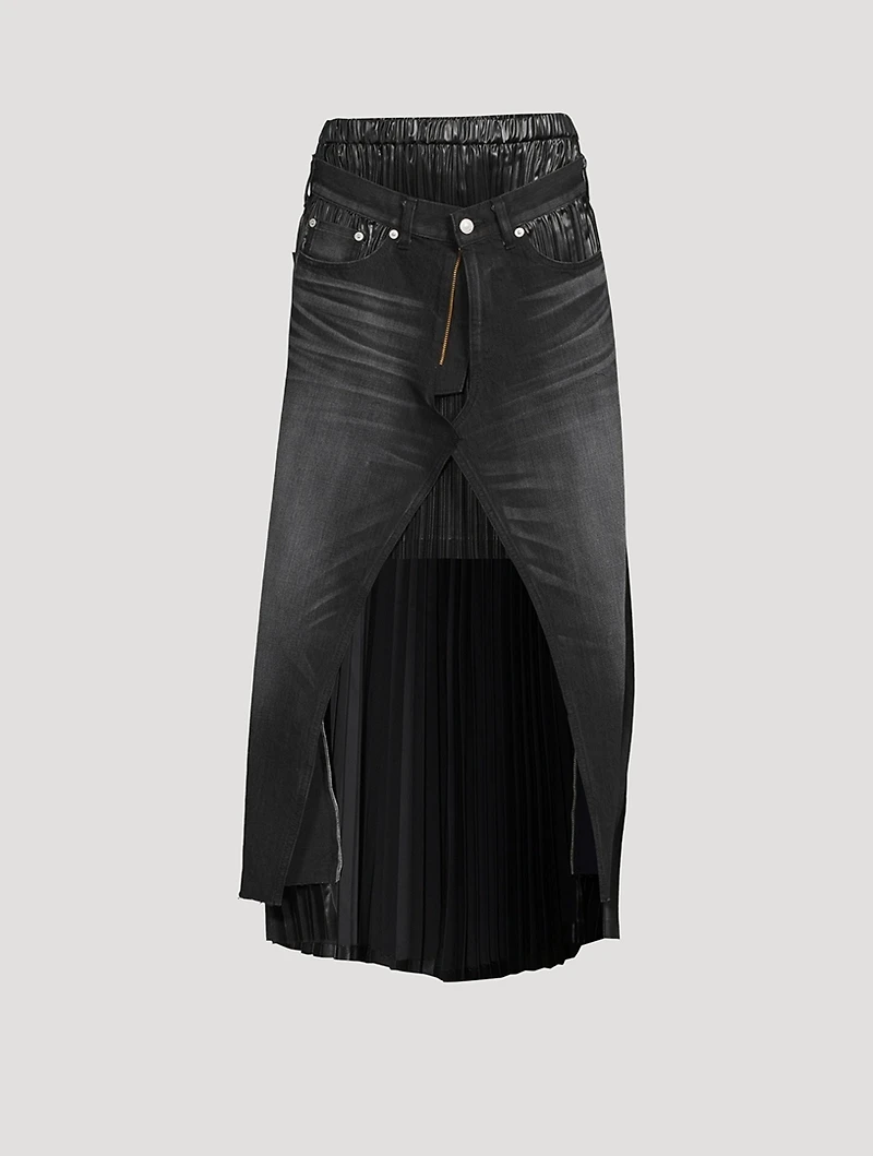 Junya Watanabe x Levi's High-Low Layered Skirt