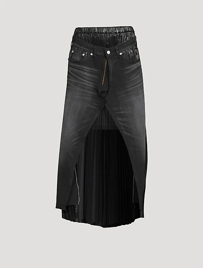 Junya Watanabe x Levi's High-Low Layered Skirt