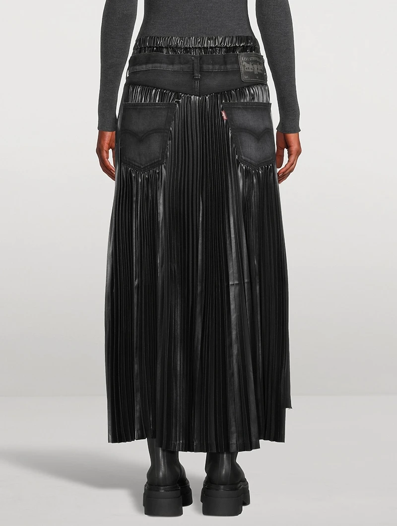 Junya Watanabe x Levi's High-Low Layered Skirt