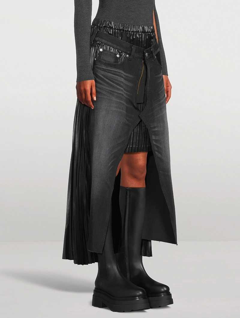 Junya Watanabe x Levi's High-Low Layered Skirt