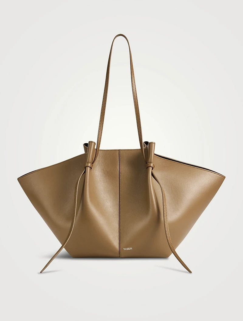 Large Mochi Leather Tote Bag
