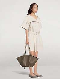 Large Mochi Leather Tote Bag
