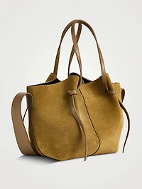 Mochi Square Suede Tote Bag