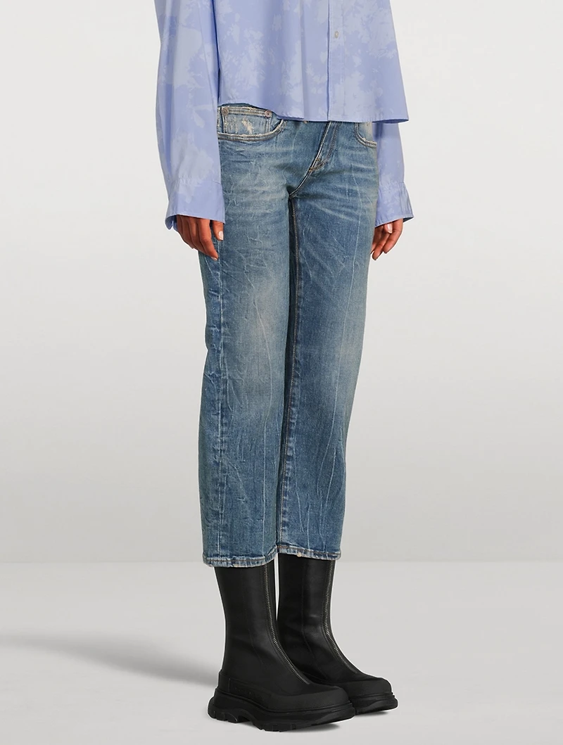 Boy Straight-Leg Cropped Jeans