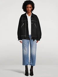 Boyfriend Relaxed-Leg Jeans With Rips