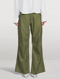 Wide-Leg Cargo Pants