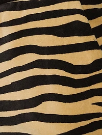 Straight-Leg Trousers Tiger Stripe Print
