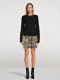 Star Paillette Mini Skirt
