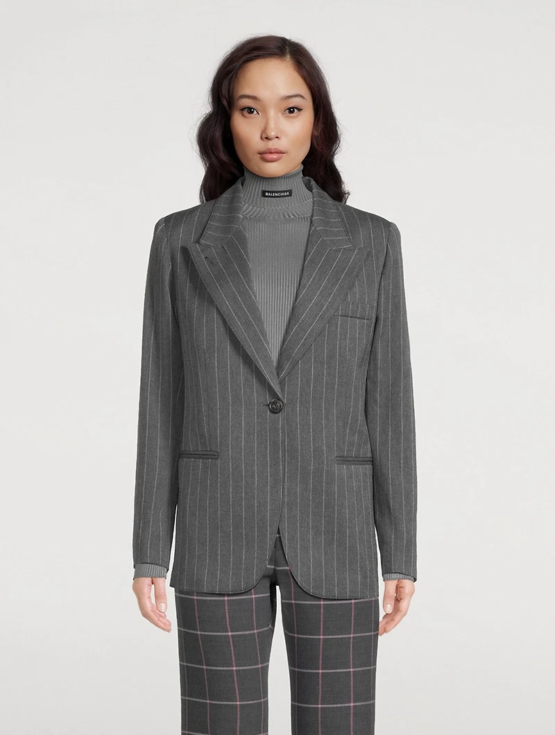 90s Blazer Stripe Print