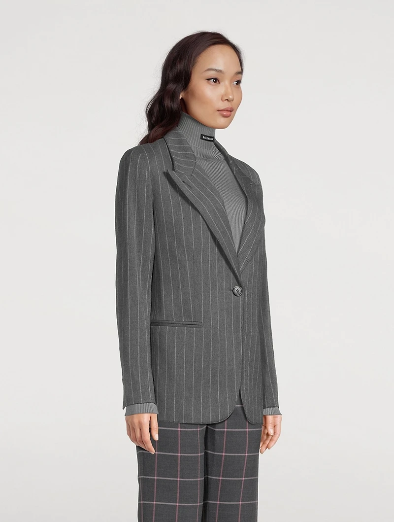 90s Blazer Stripe Print