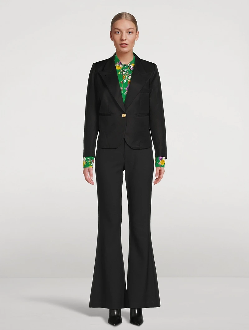 Box Pleat Shirt Floral Print