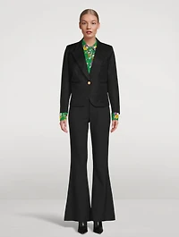 Box Pleat Shirt Floral Print
