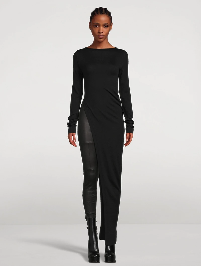 Asymmetric Wool Top