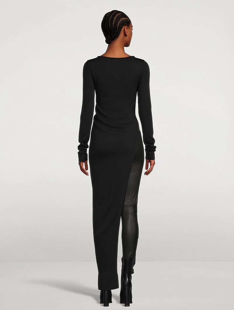 Asymmetric Wool Top