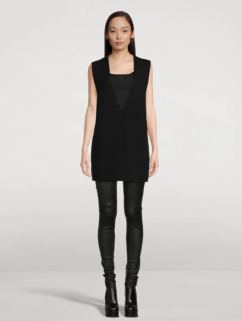 Cashmere And Wool Sleeveless Sweater