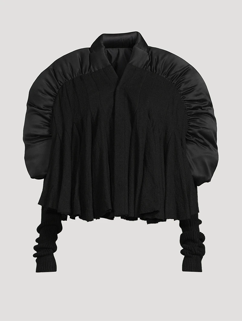 Duvetessa Cropped Wool Jacket
